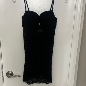 Victoria's Secret Midnight Black Lace Slip